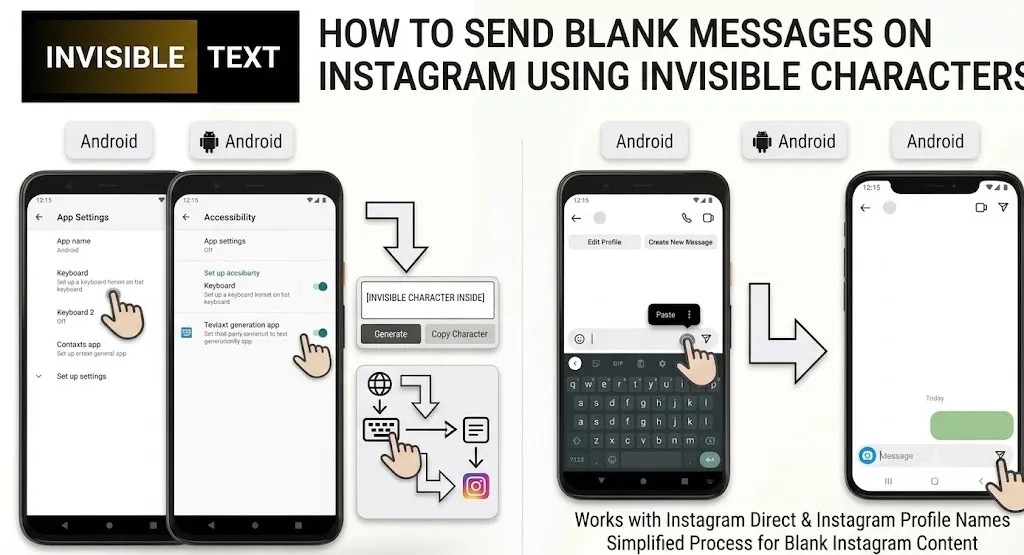 How to Create an Invisible Name on Instagram