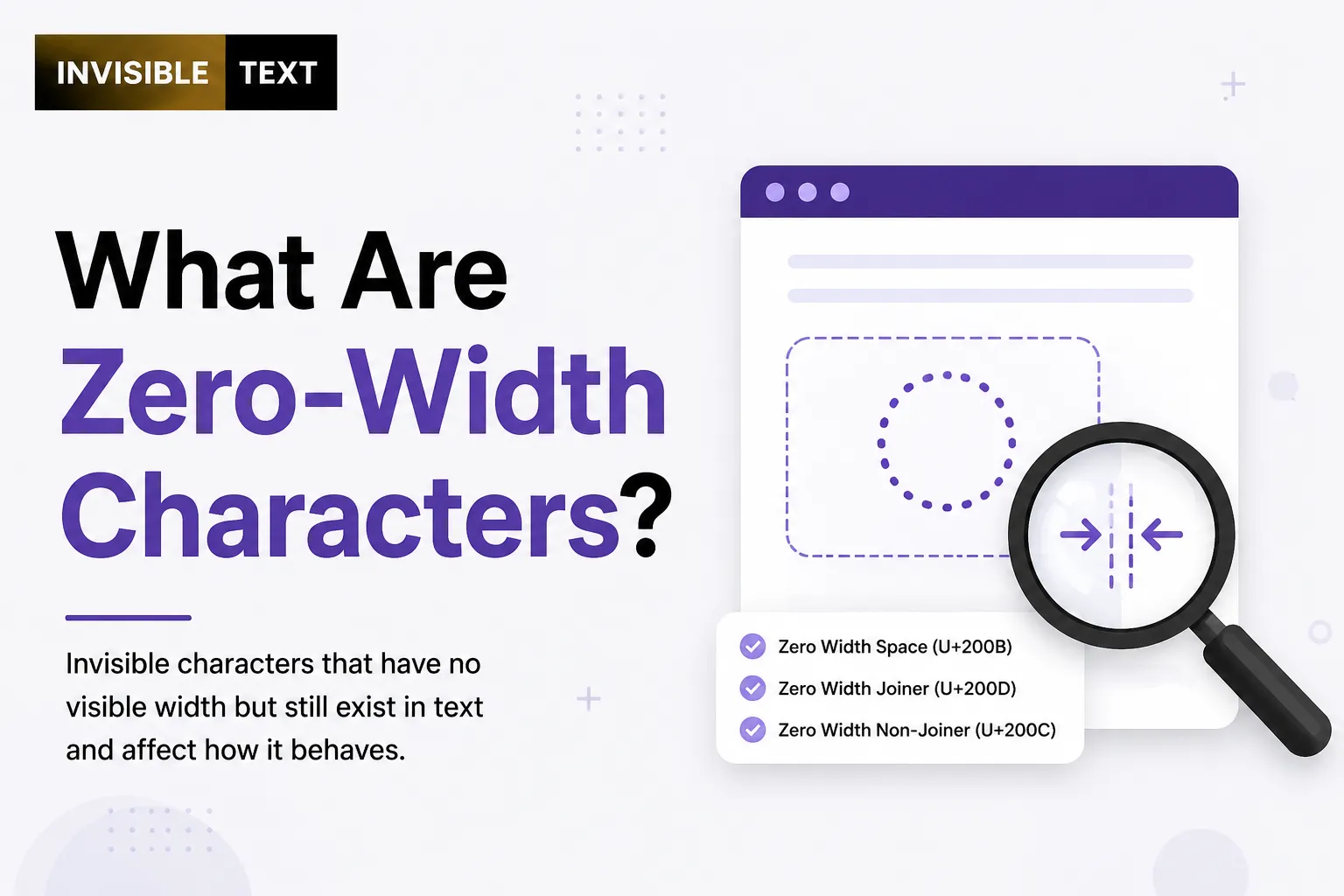 What Are Zero-Width Characters?